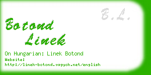 botond linek business card